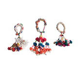 Found Hand-Beaded Cotton Tassel Camel Adornments