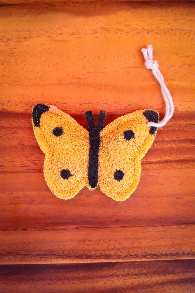 Butterfly Loofah Scrubber