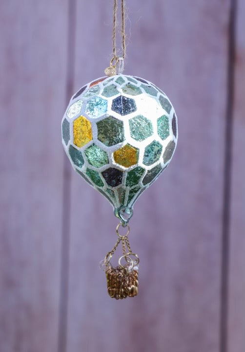 Hot Air Balloon Ornament, 4 Styles