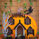 LED Light-Up Pumpkin House - 2 Sizes