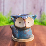 Fox Mini Ceramic Succulent Planter