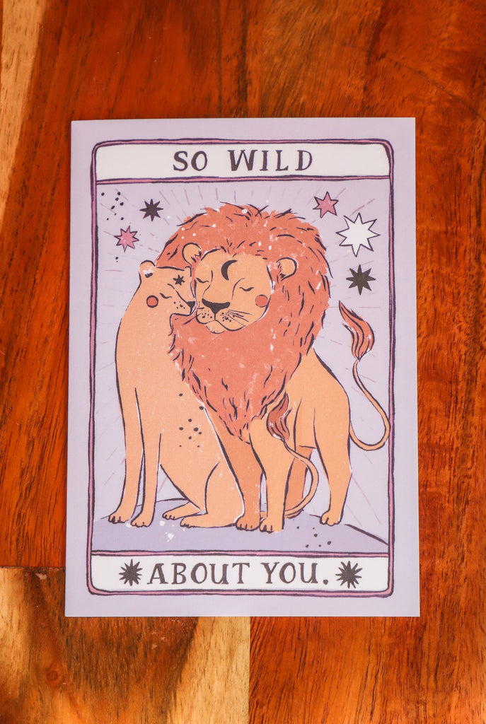 Wild About You Greeting Greeting Card