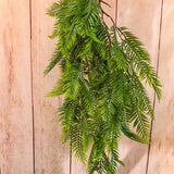 Faux Long Fern Swag