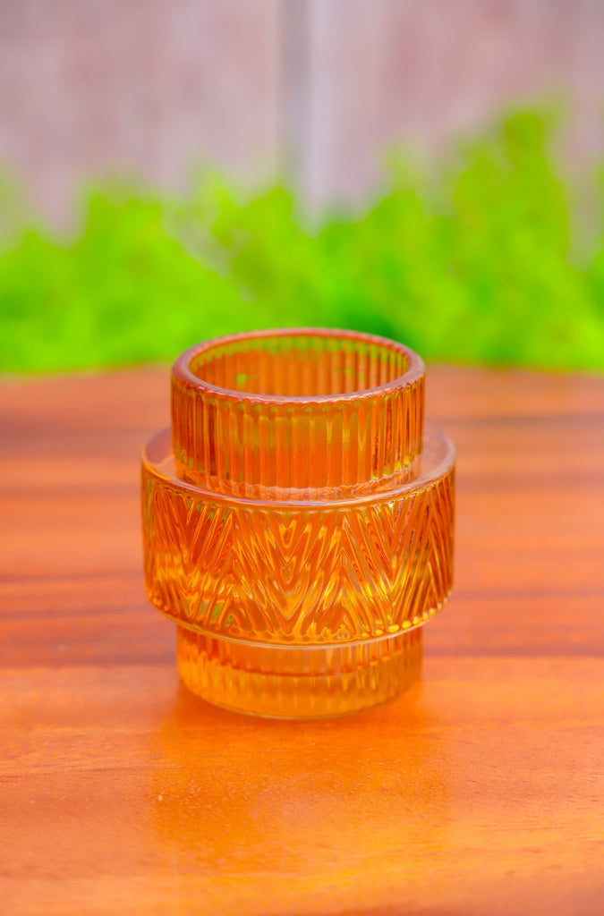 Beveled Votive Candle Holder - 3 Colors