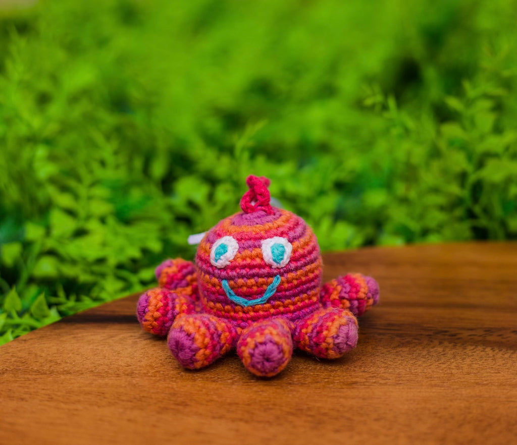 Hand Woven Octopus Ornament - 2 Colors