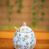 10 oz. Hand-Painted Stoneware Pots - 2 Styles