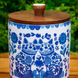 Blue and White Dog and Cat Canister - 2 Styles