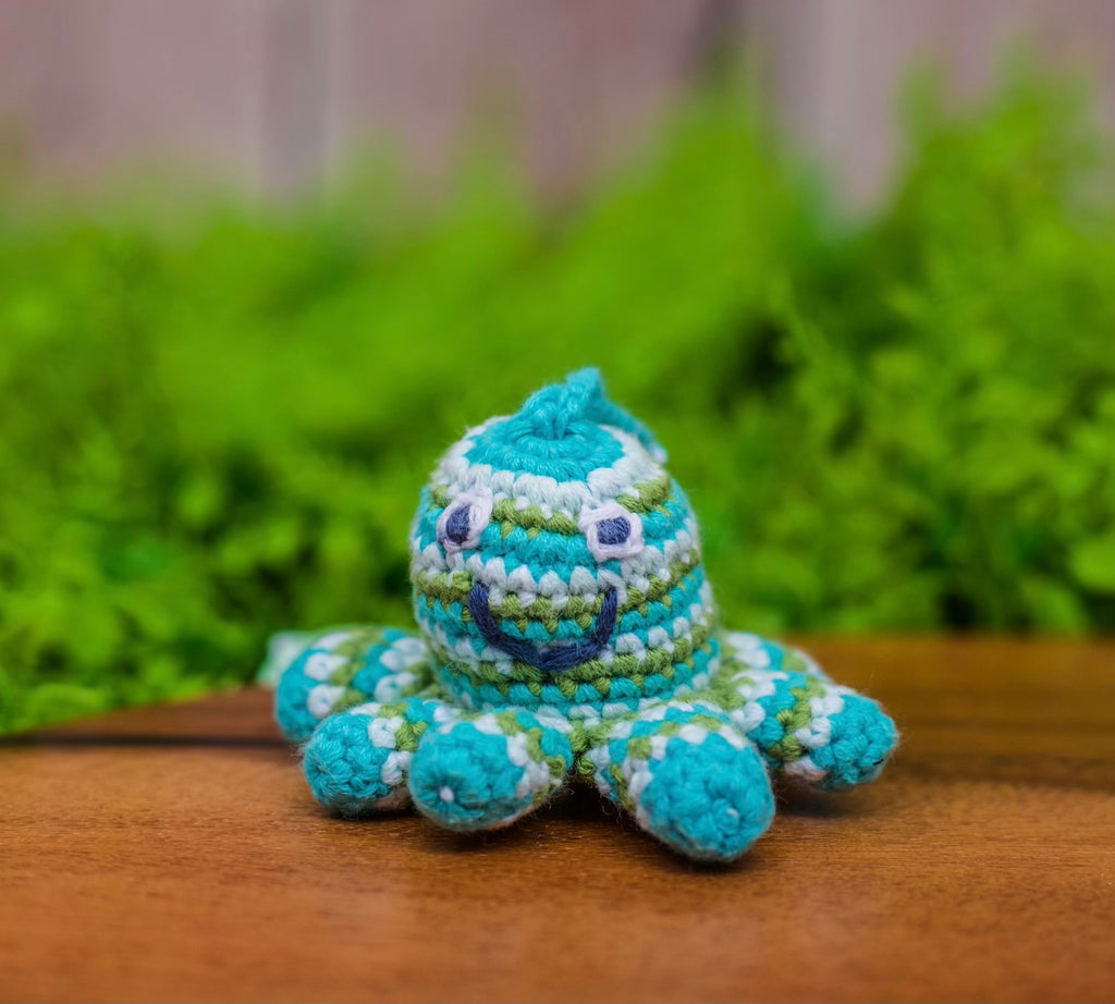 Hand Woven Octopus Ornament - 2 Colors