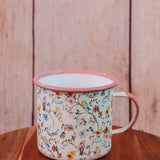 Floral Enamel Mugs - 6 Styles