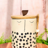 Expression Canisters with Lid & Spoon - 3 Styles