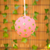 Wool Ornament with Metal Detail - 5 Colors