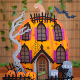 LED Light-Up Pumpkin House - 2 Sizes