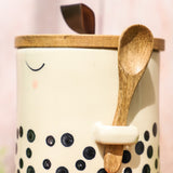 Expression Canisters with Lid & Spoon - 3 Styles