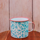 Floral Enamel Mugs - 6 Styles