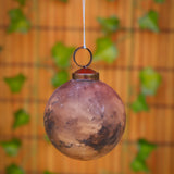3" Marble Glass Ball Ornament - 6 Colors
