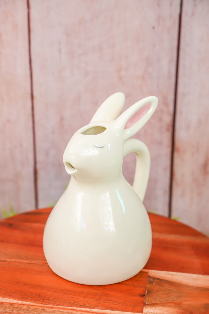 Ceramic Bunny Pitcher