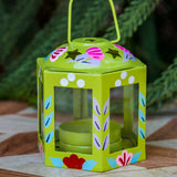 Stainless Steel Hand Painted Lantern - 6 Colors