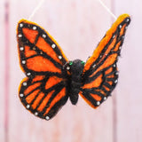 Felt Monarch Ornament