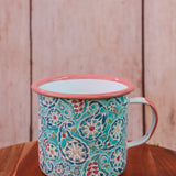 Floral Enamel Mugs - 6 Styles