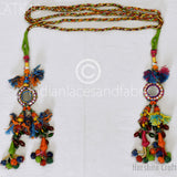 Found Hand-Beaded Cotton Tassel Camel Adornments
