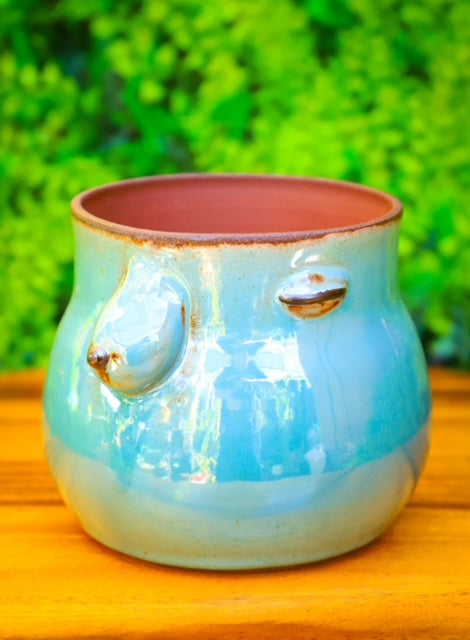 Handmade Ceramic Body Positive Pot