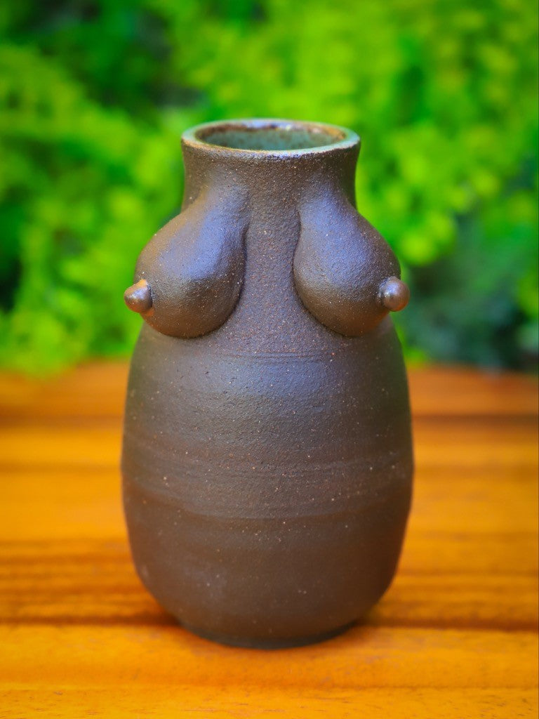 Handmade Ceramic Body Positive Vase